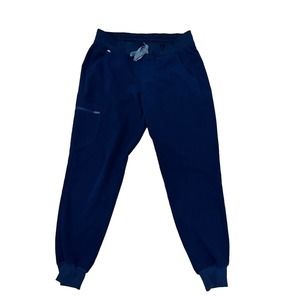FIGS Zamora Jogger Scrub Pant Navy Blue Womens Medium